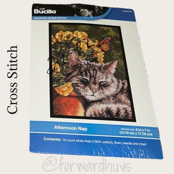 Counted Cross Stitch Projects “Afternoon Nap” &”Welcome to Our Hearts” - Picture 5 of 8